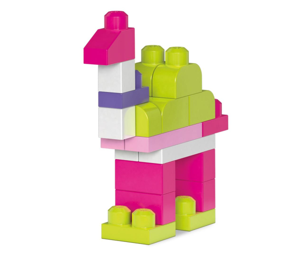 Mega Bloks Klocki Zestaw 60 el torba różowa - 331512 - zdjęcie 6